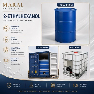 ۲-اتیل هگزانول (2-EH), بسته‌بندی